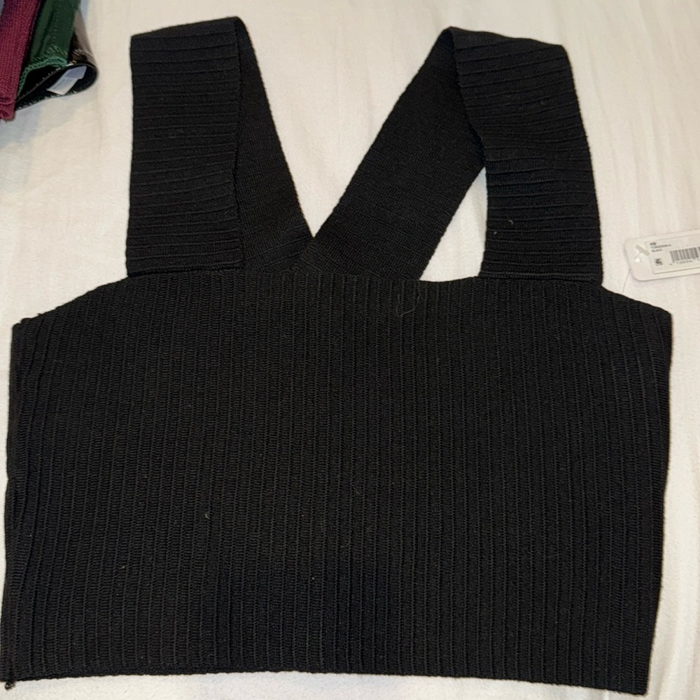 Black Crop Top